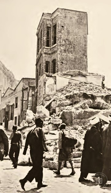 A completely destroyed primary school in Sultanhamam