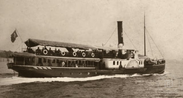 A ferry on the Bosphorus