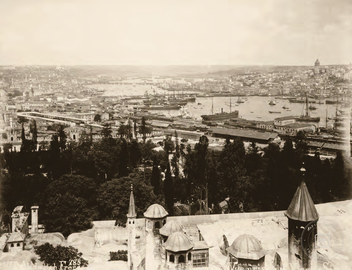 Both shores of the Golden Horn from Topkapı Palace