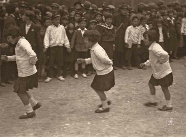 Primary school pupils performing