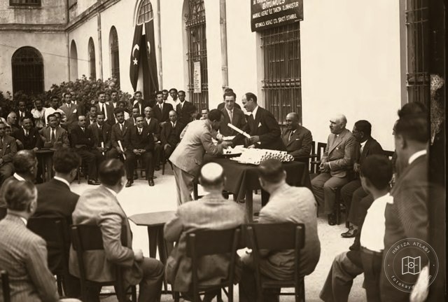 Domestic goods exhibition at Galatasaray High School