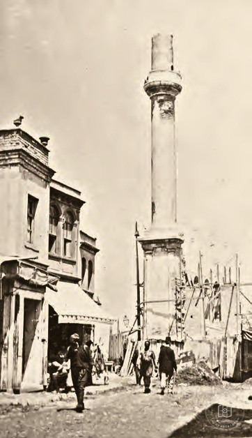 Unkapanı Mosque, badly damaged in the 1894 earthquake