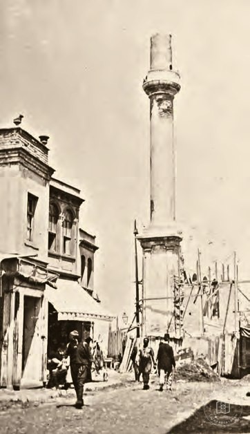 Unkapanı Mosque, badly damaged in the 1894 earthquake