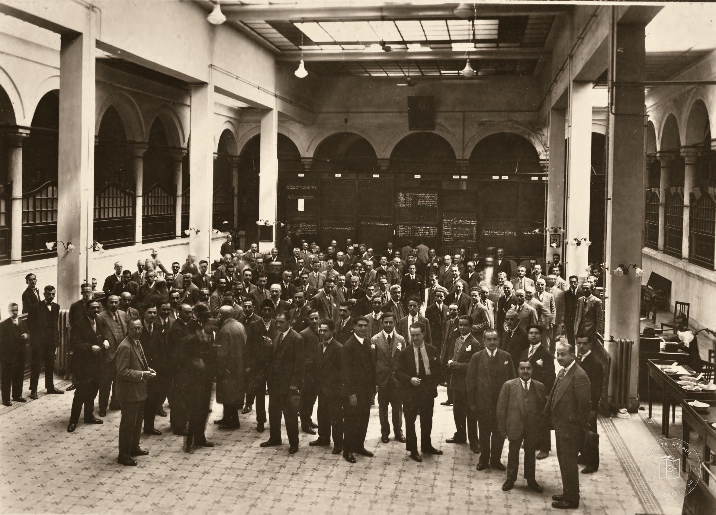 Trading hall of the Grain Exchange