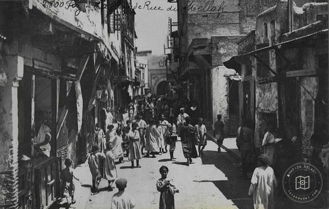 Fes — Mellah mahallesinin ana caddesi
