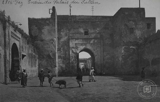 Fes — Sultan Sarayı’nın saray çevresine girişi