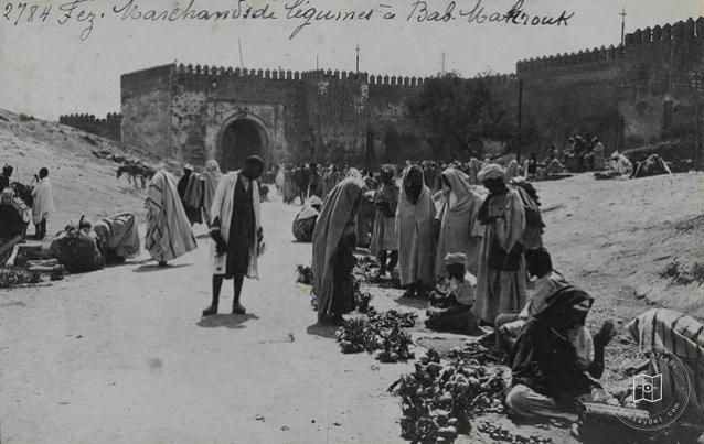 Fes — Bab Mahruk sebze pazarı