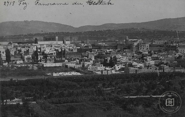 Fes — Mellah Yahudi mahallesinin genel görünümü