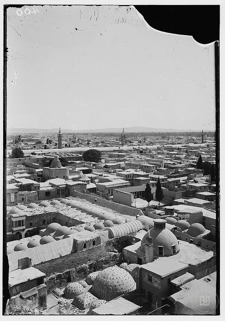 Damascus (Esh-Sham). Damascus, oriental city of minarets
