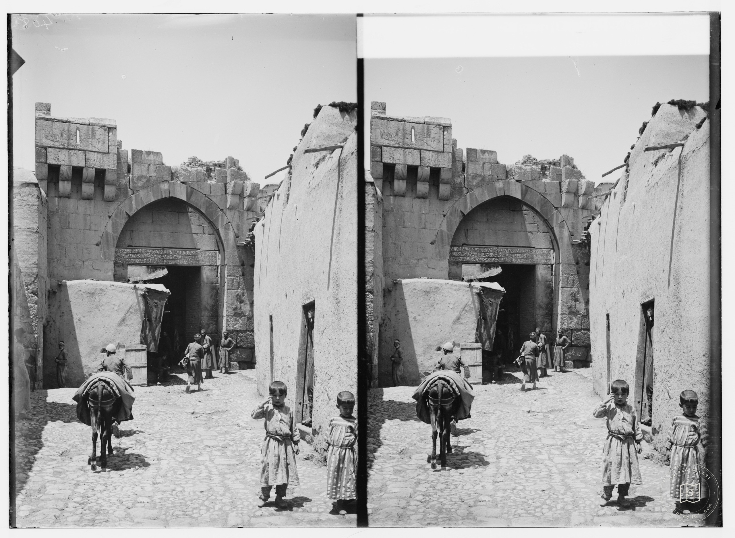 Damascus (Esh-Sham). Bab El-Salam, Gate of Peace