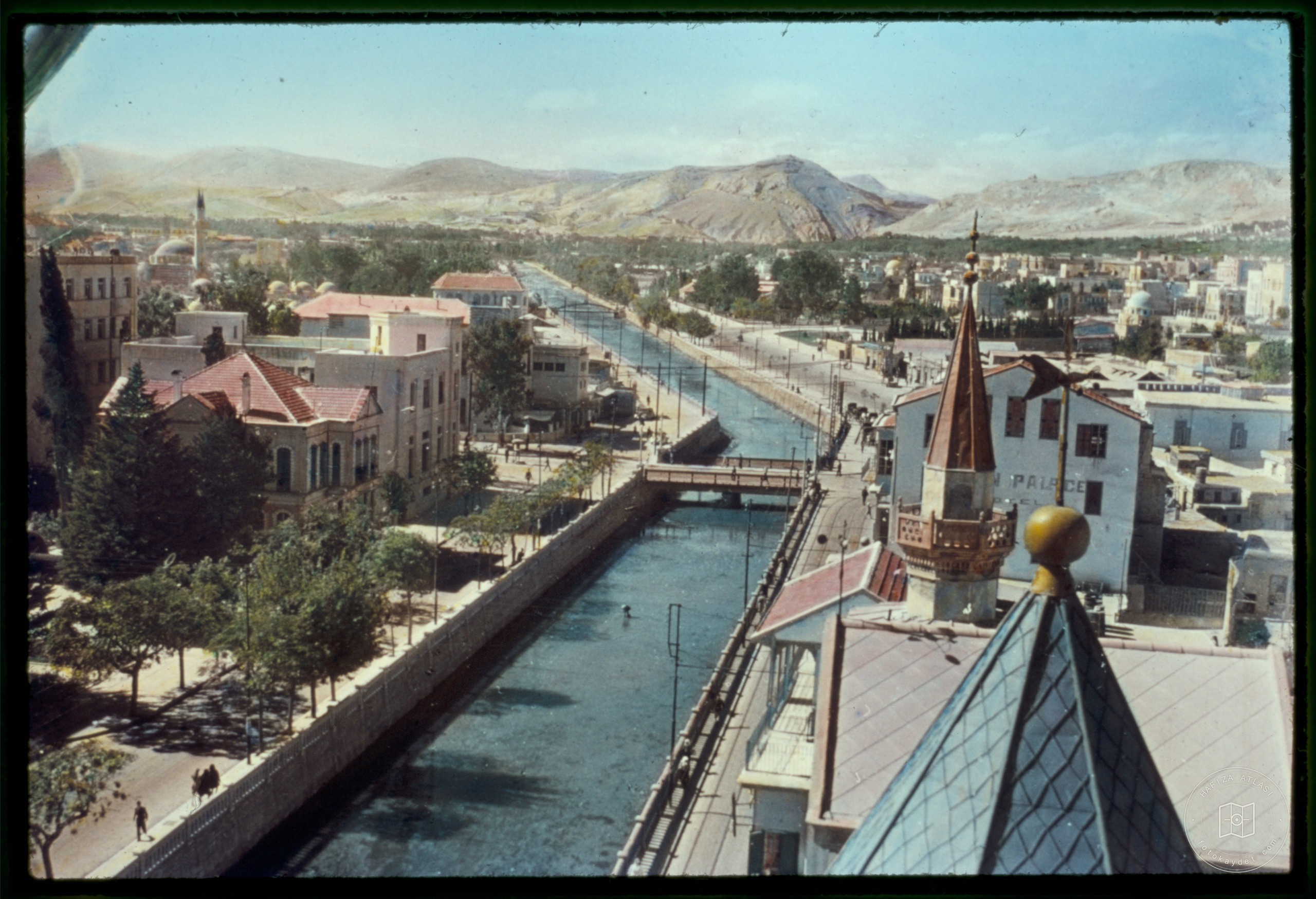 Damascus, Palmyra and Baalbek. Damascus, River Abana. II Kings 5:12