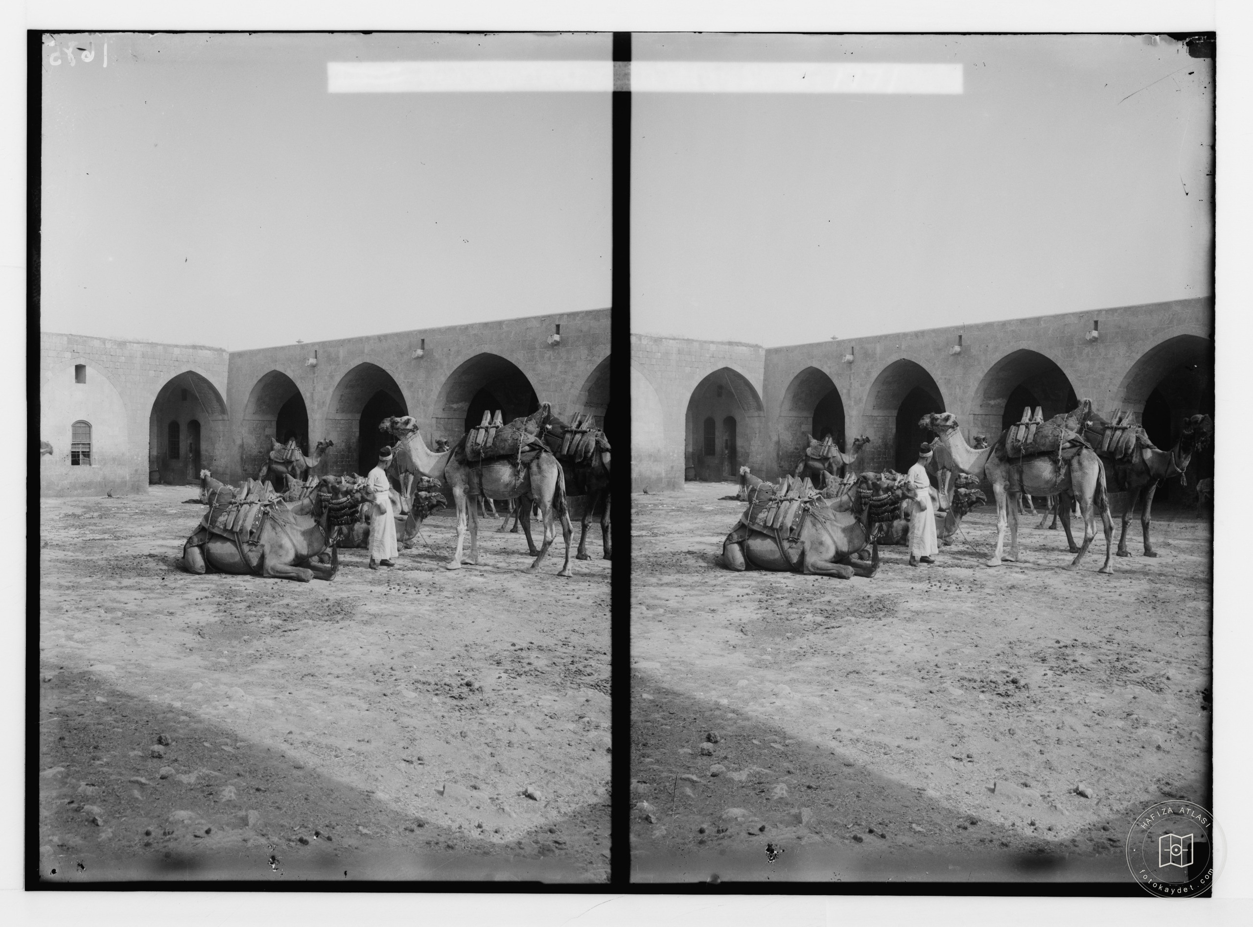 Aleppo (Haleb) and environs. Caravansary