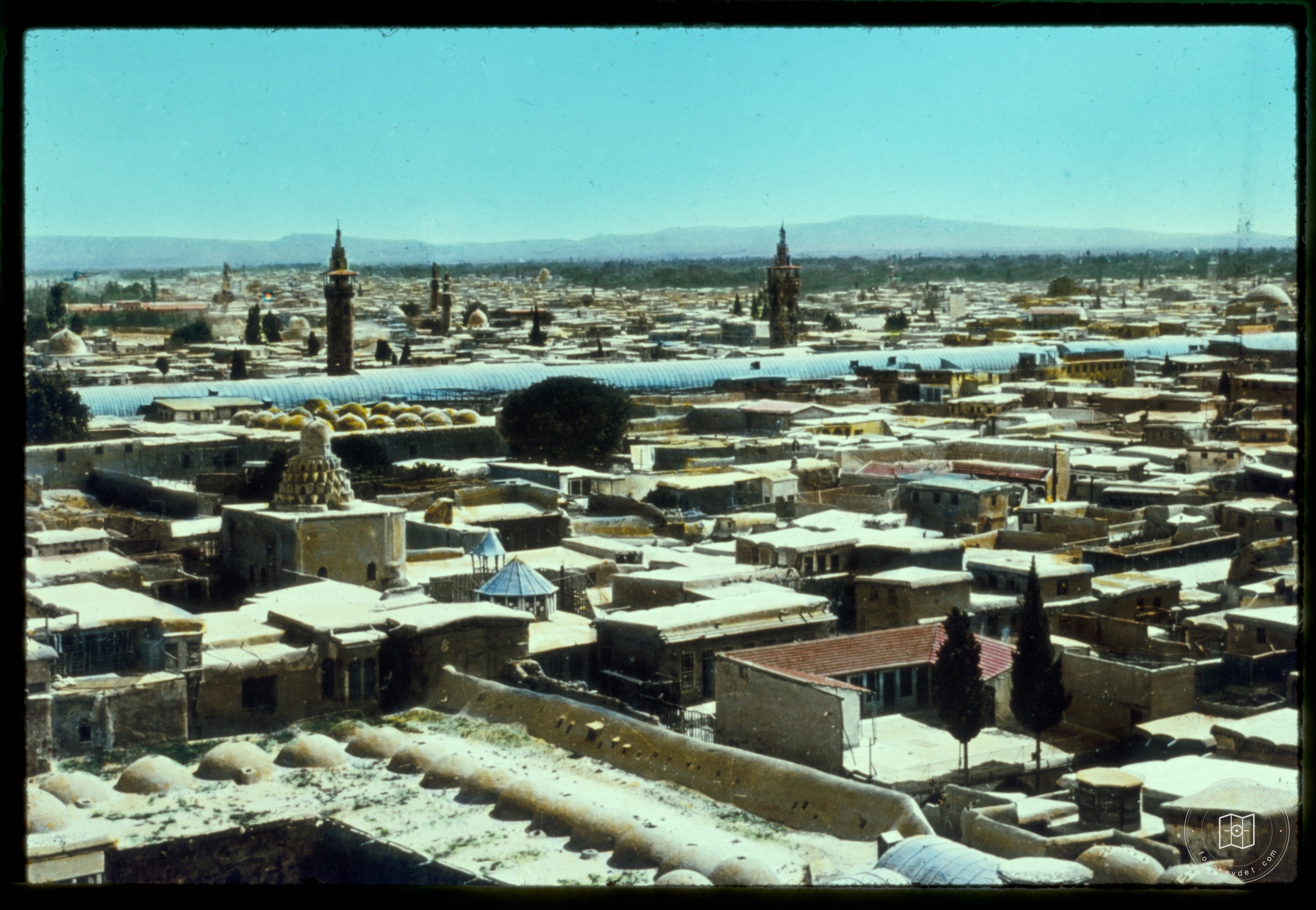 Damascus, Palmyra and Baalbek. Damascus, showing covered part of Straight Street. Acts 9:11