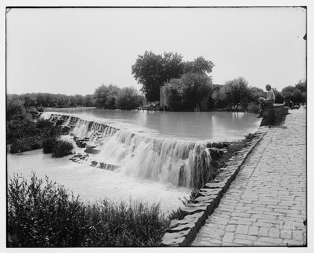 Damascus, Palmyra and Baalbek. Damascus, River Abana. II Kings 5:12
