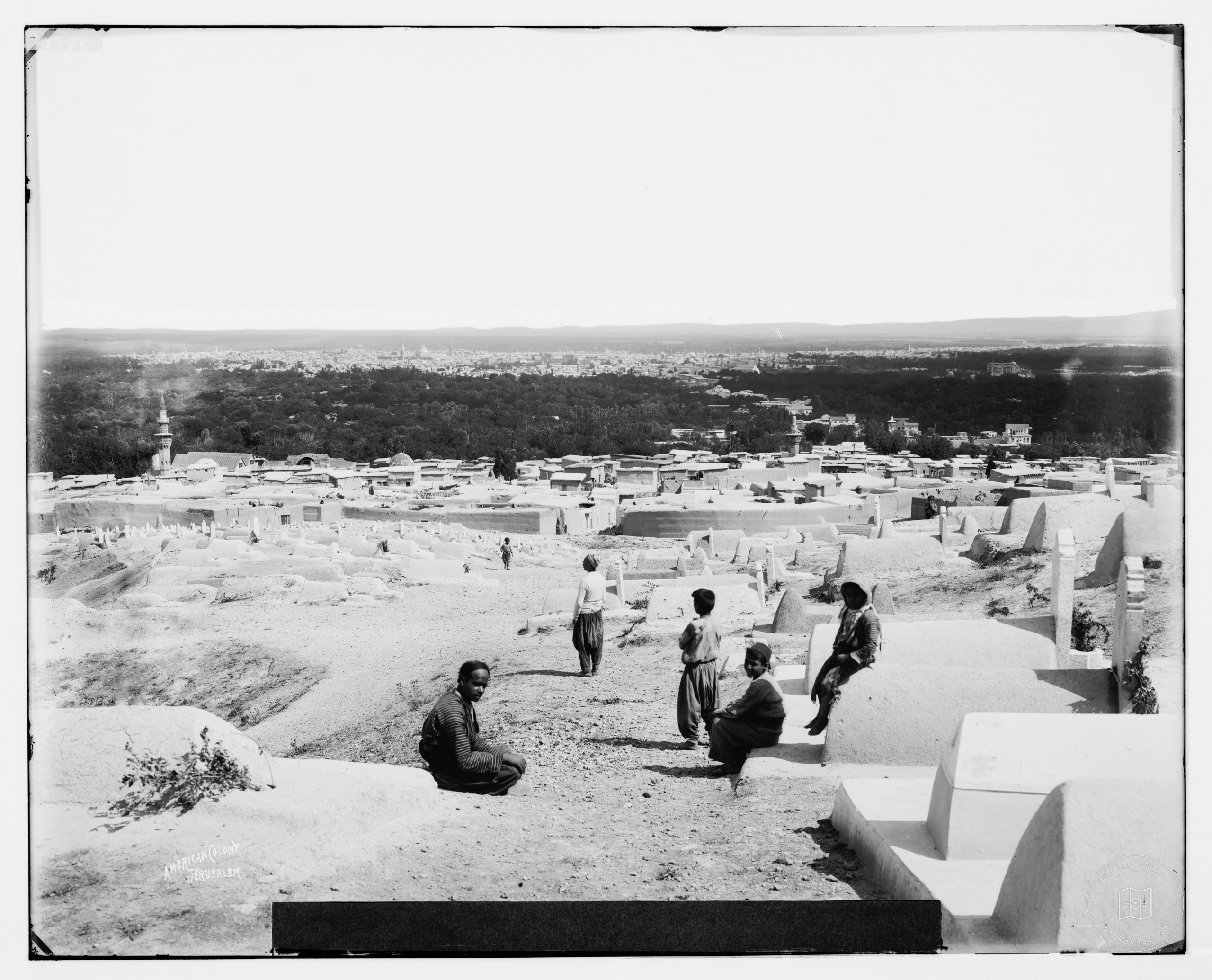 Damascus (Esh-Sham). Cemetery of the Meidan