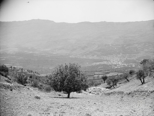 Anti Lebanon. Rayak to Damascus. Ez-Zebedani. General view of the village
