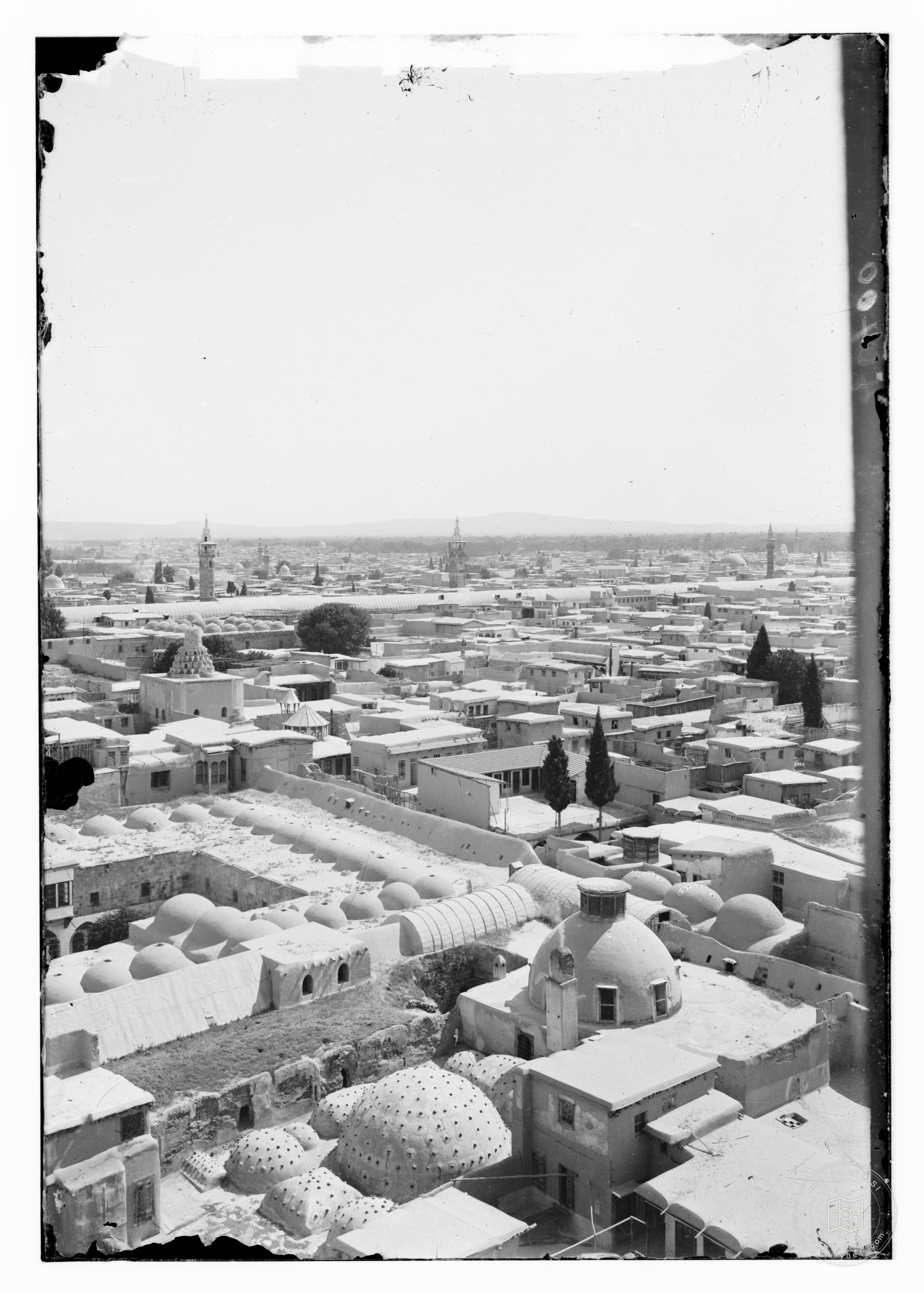 View of Damascus and minarets