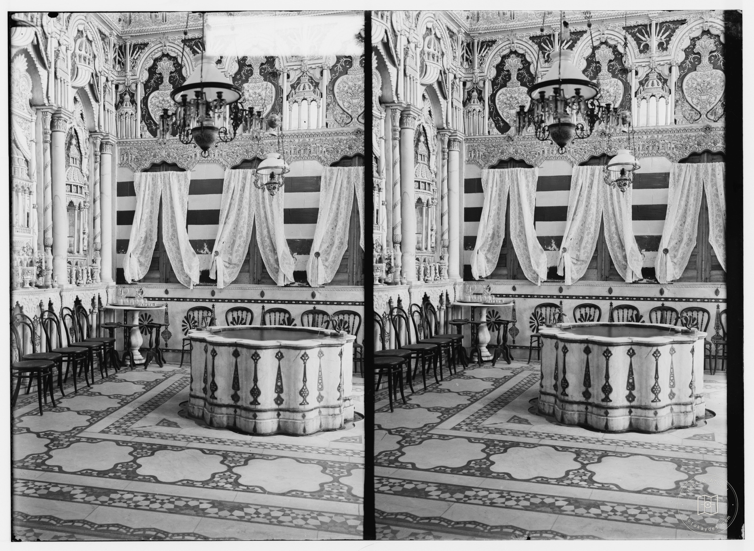 Damascus (Esh-Sham). A wealthy Damascene's reception room