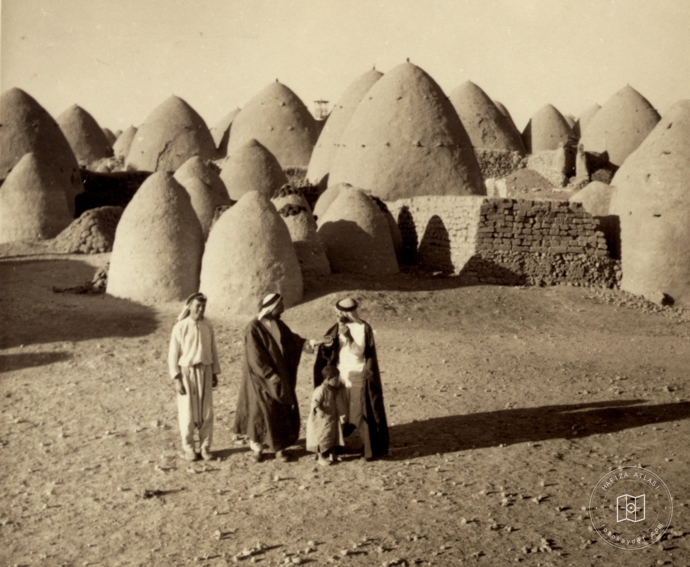 Aleppo to Euphrates, July 19. A beehive village beyond Aleppo
