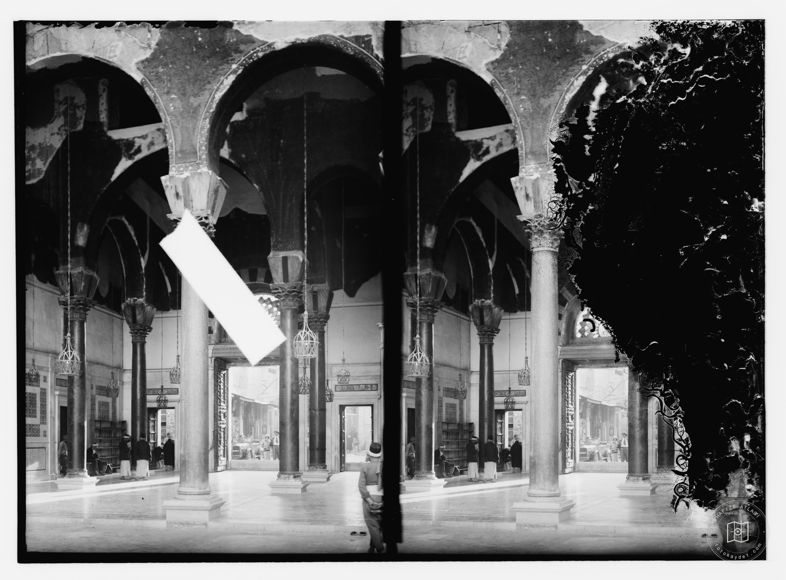 Entrance to the Ommayad Mosque (Great Mosque), Damascus