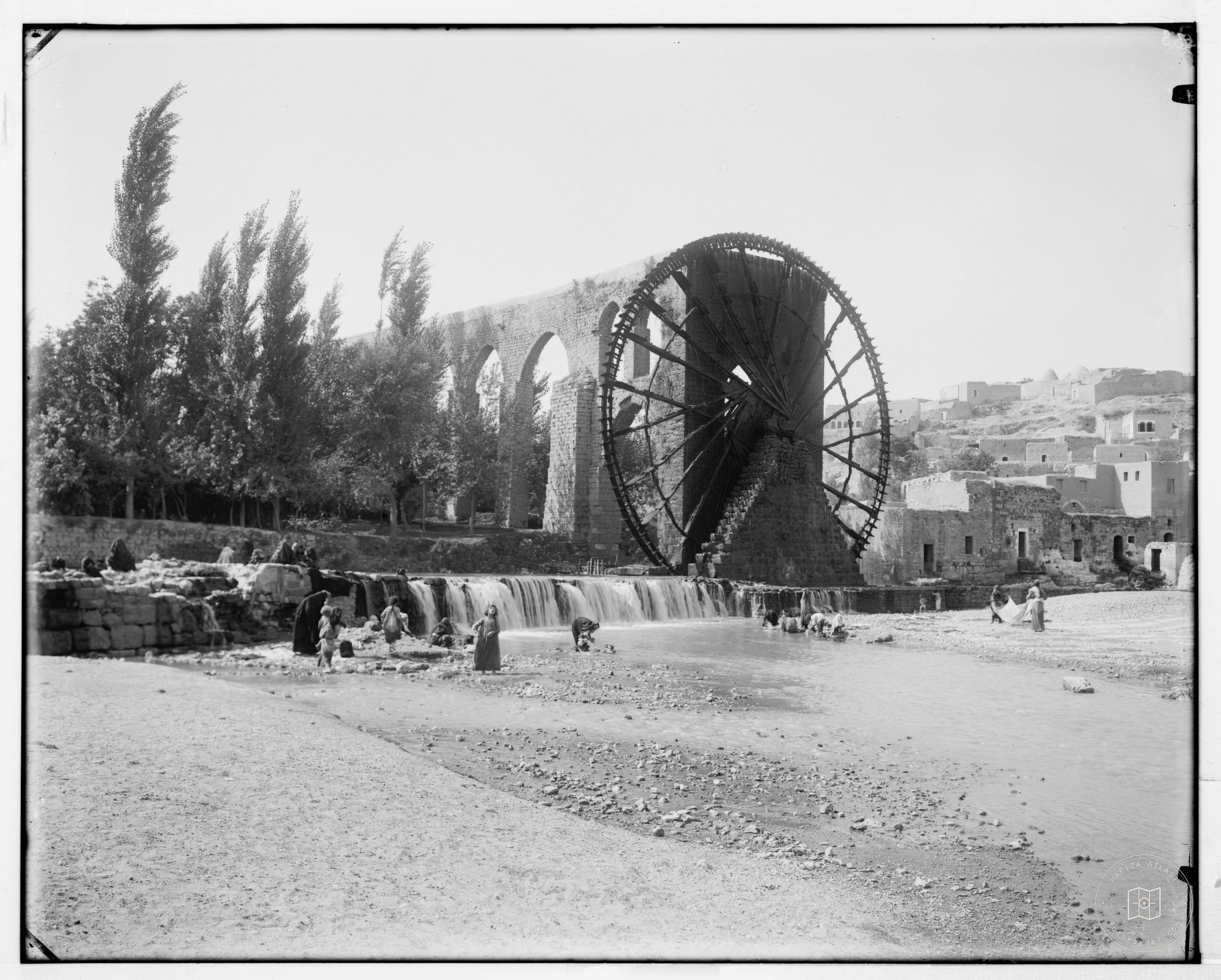 Hama. Waterwheel on Orontes River