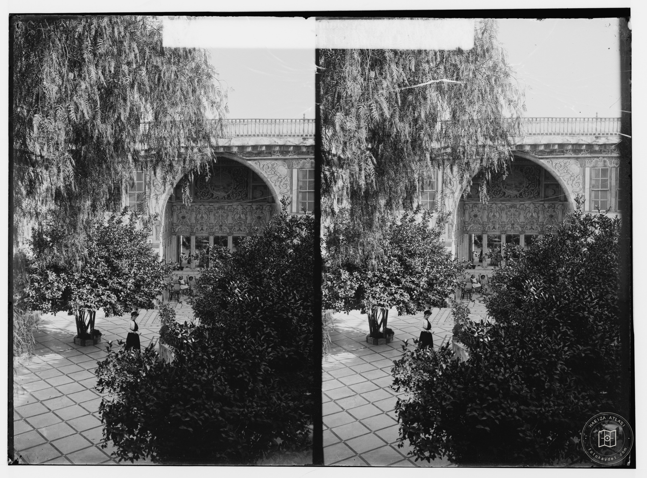 Damascus (Esh-Sham). Courtyard of a wealthy Damascene's house
