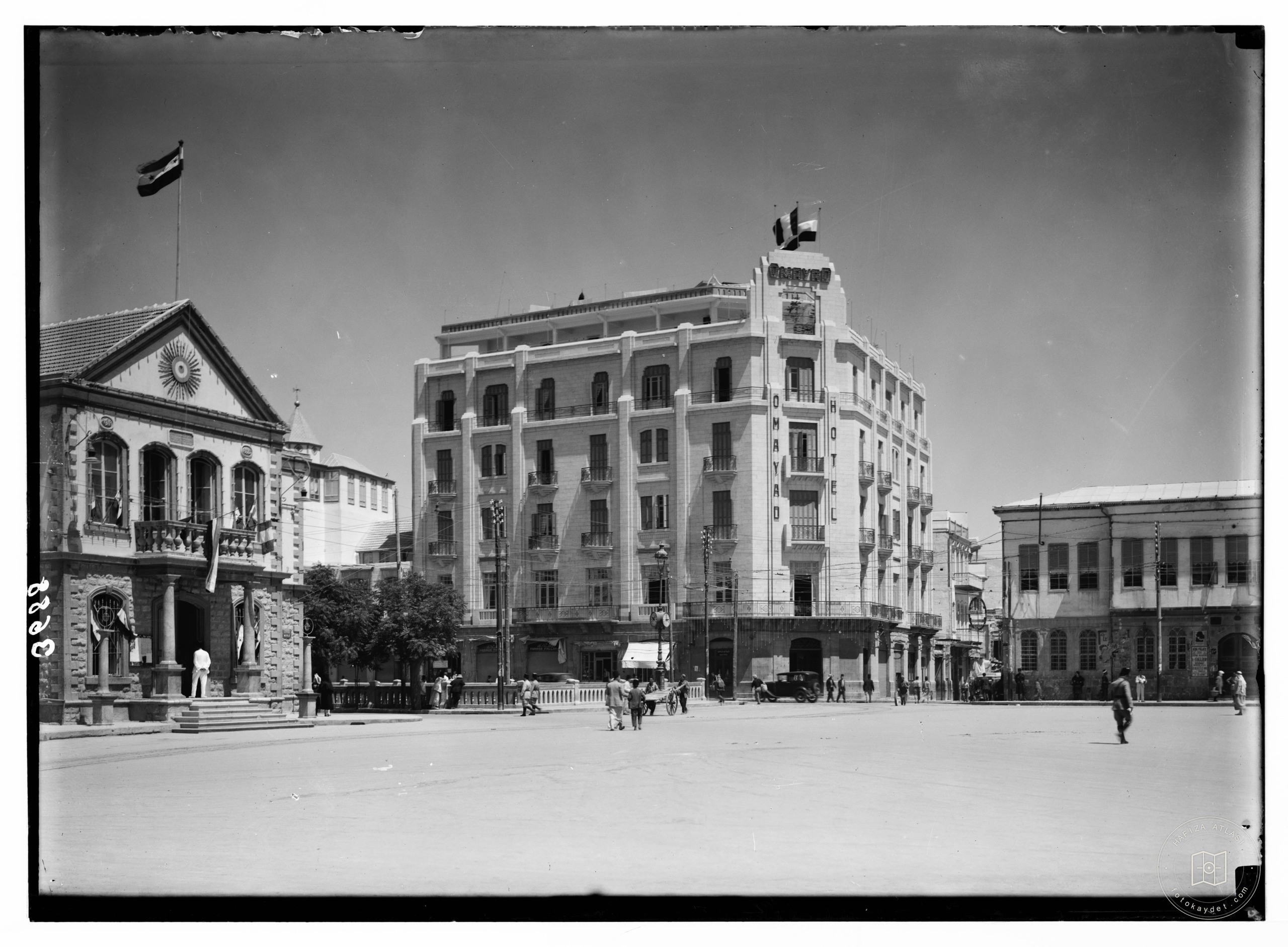 Damascus and environs. Damascus. The Omyad Hotel. Facing the city square