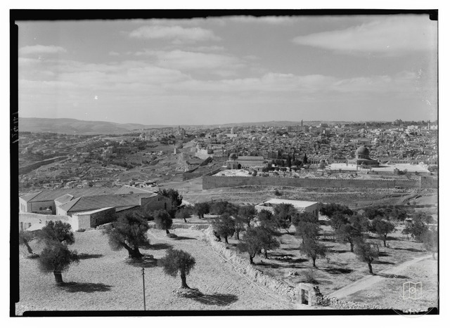 Zeytin Dağı’ndan Kudüs panoraması