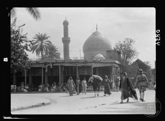 Bağdat’ta Midan Camii yönünde sokak