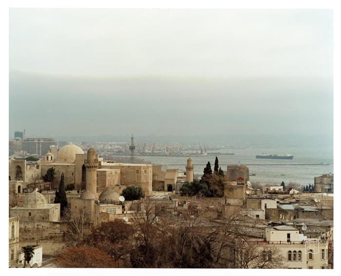 Baku — Aerial view over the site