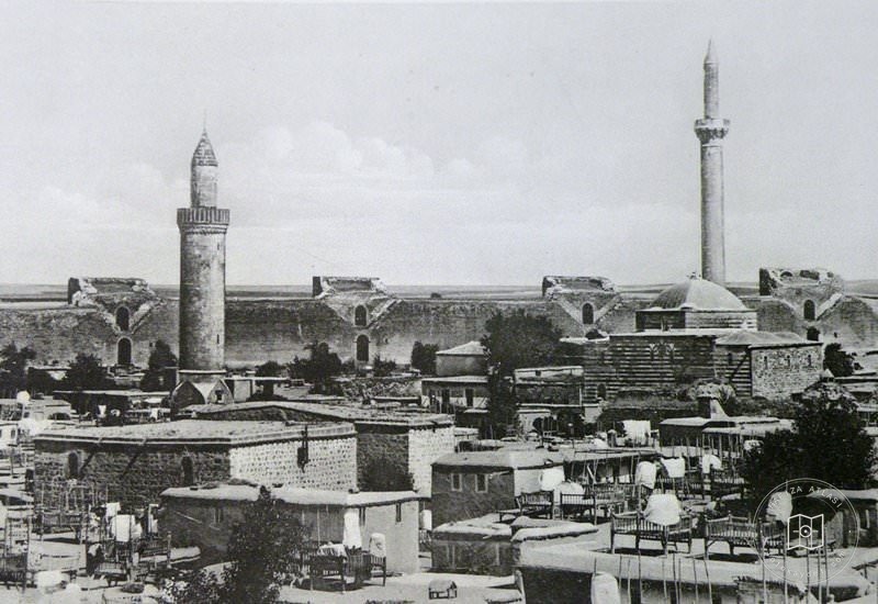 Diyarbekir: general view of the town (Source: Hugo Grothe, Geographische Charakterbilder, Leipzig, 1909)