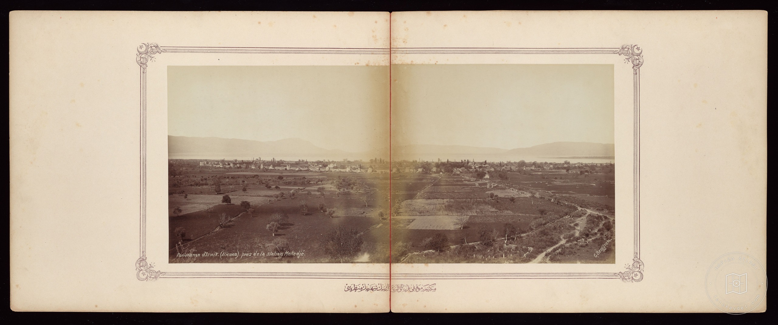 Panoramic İznik / Guillaume Berggren Photo / 1880s