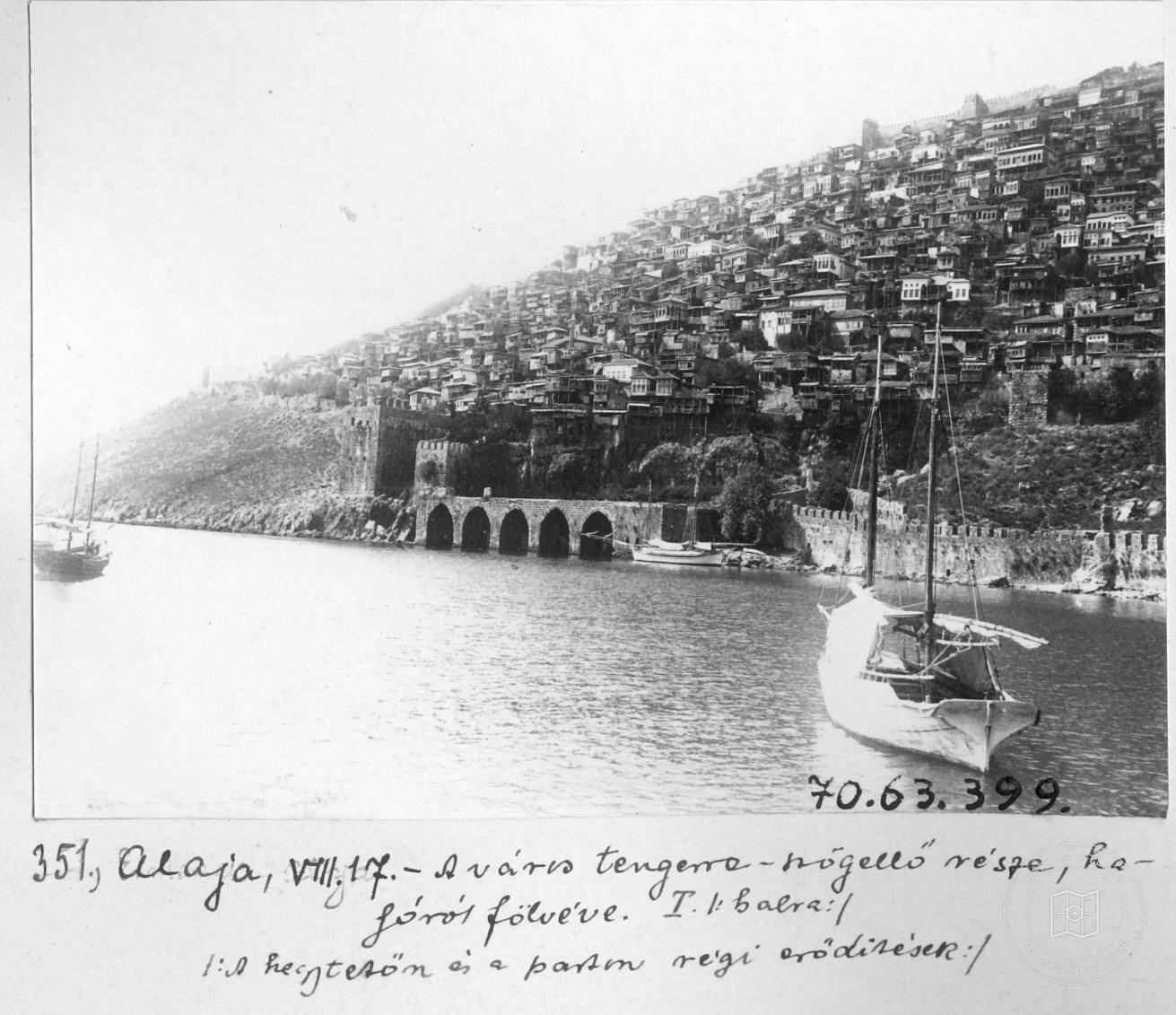 Denizden Alanya Evleri / 1914
