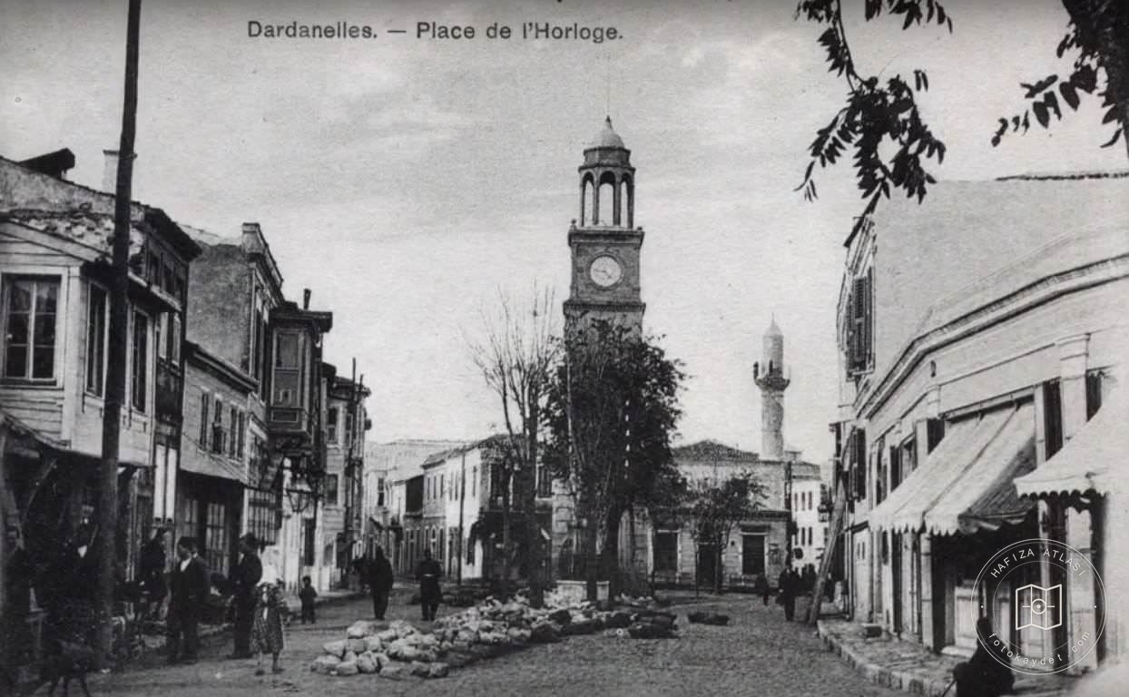 1890′larda Çanakkale Saat Kulesi