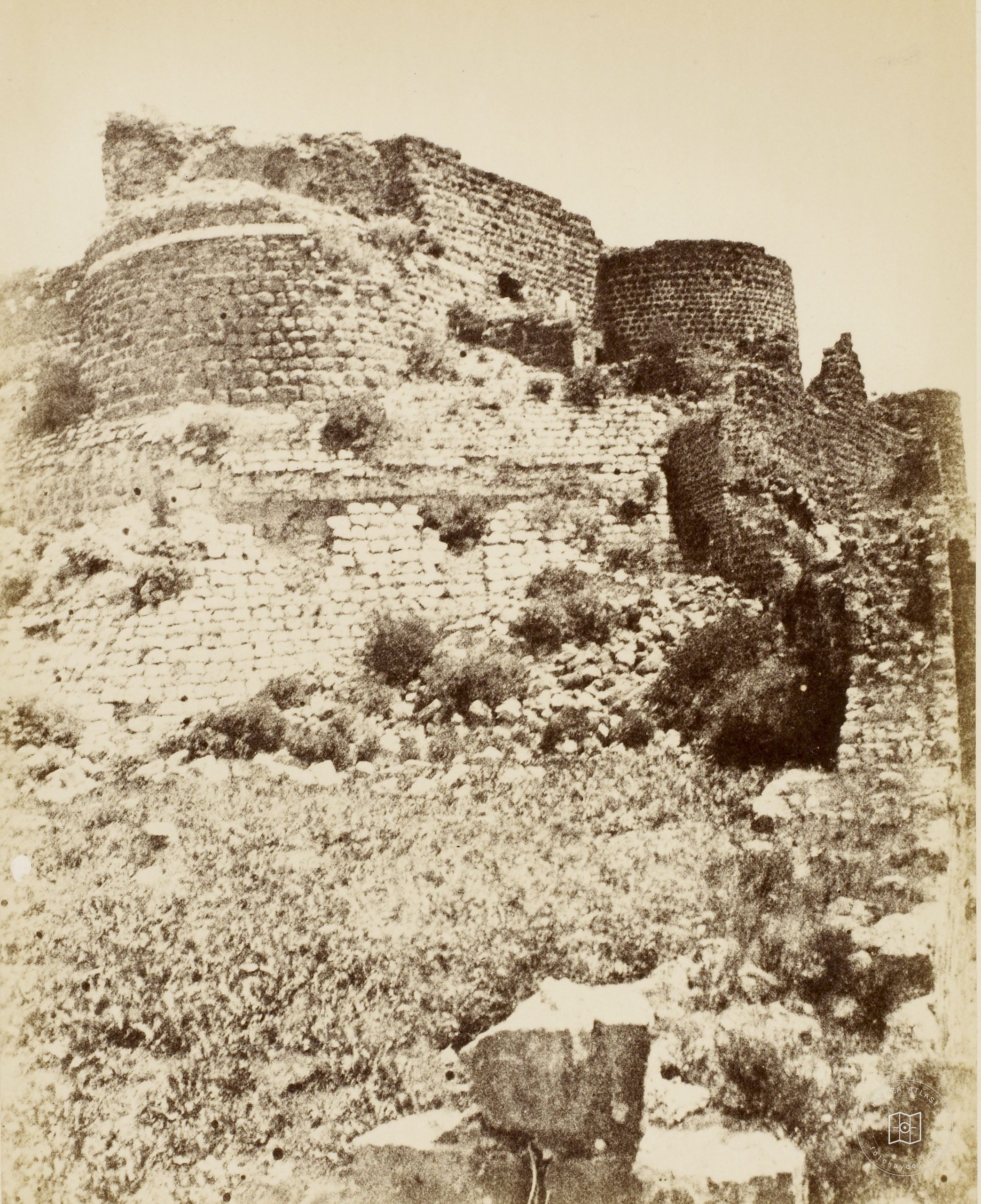 Toprakkale Castle View from Southwest / Osmaniye 1874