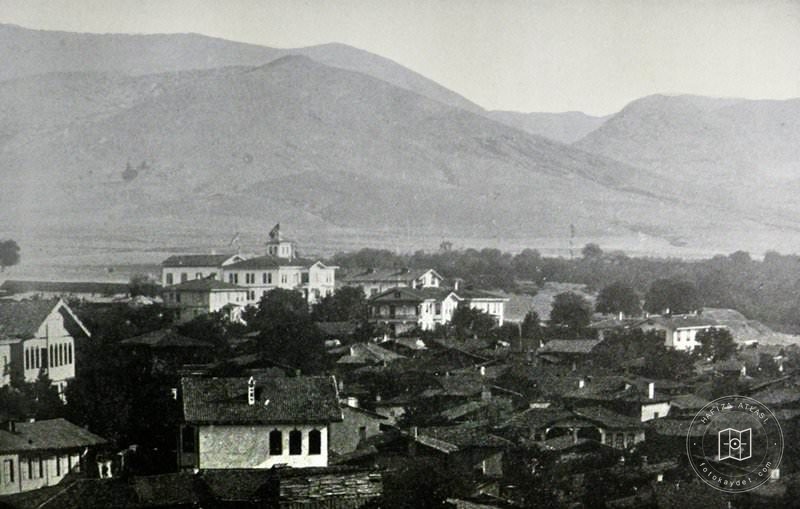 A panorama from Marsovan/Merzifon (Source: Rev. Edwin M. Bliss, Turkey and the Armenian Atrocities, London, 1896)
