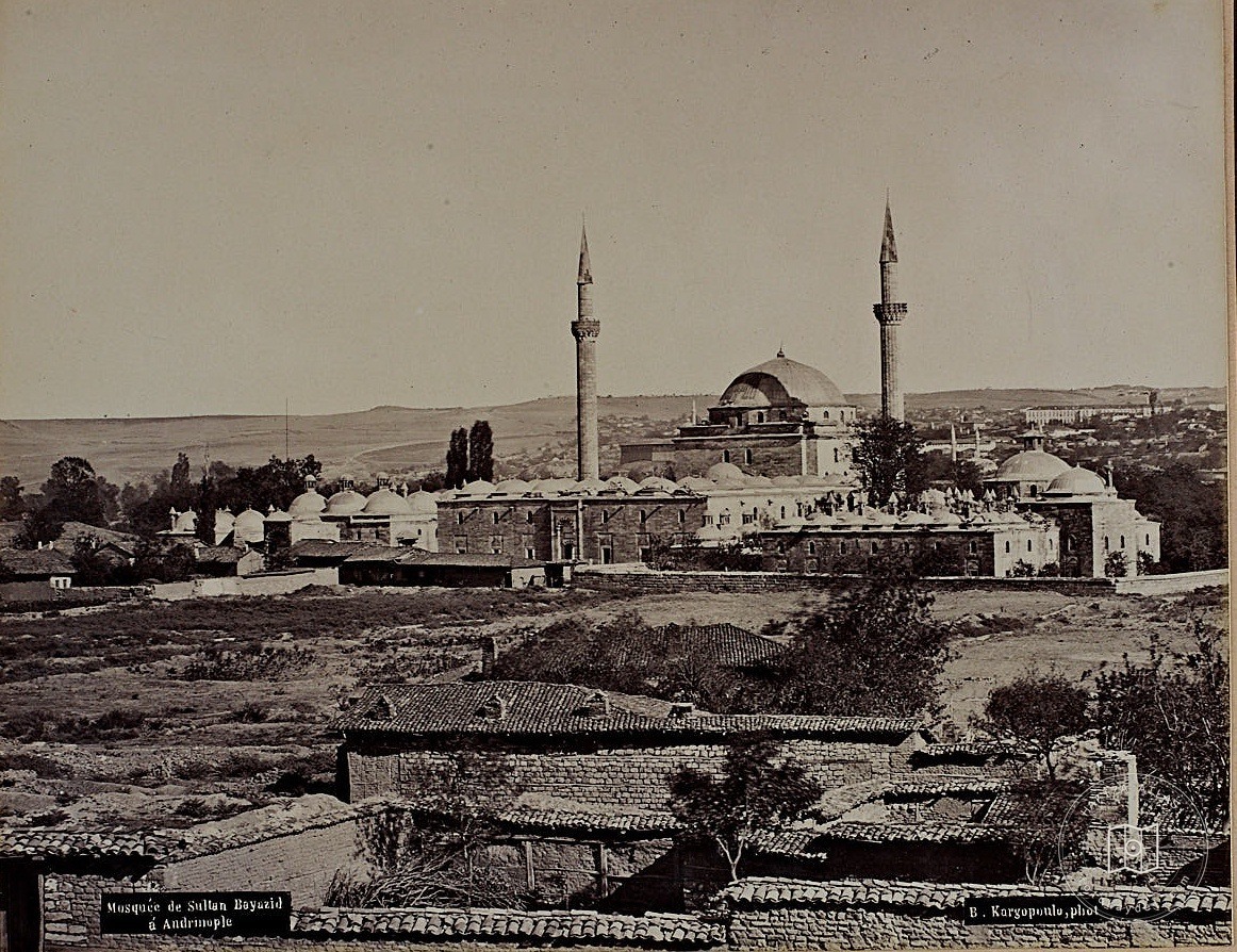 Edirne II. Beyazıt Camii ve Çevresi / Basile Kargopoulo Fotoğrafı