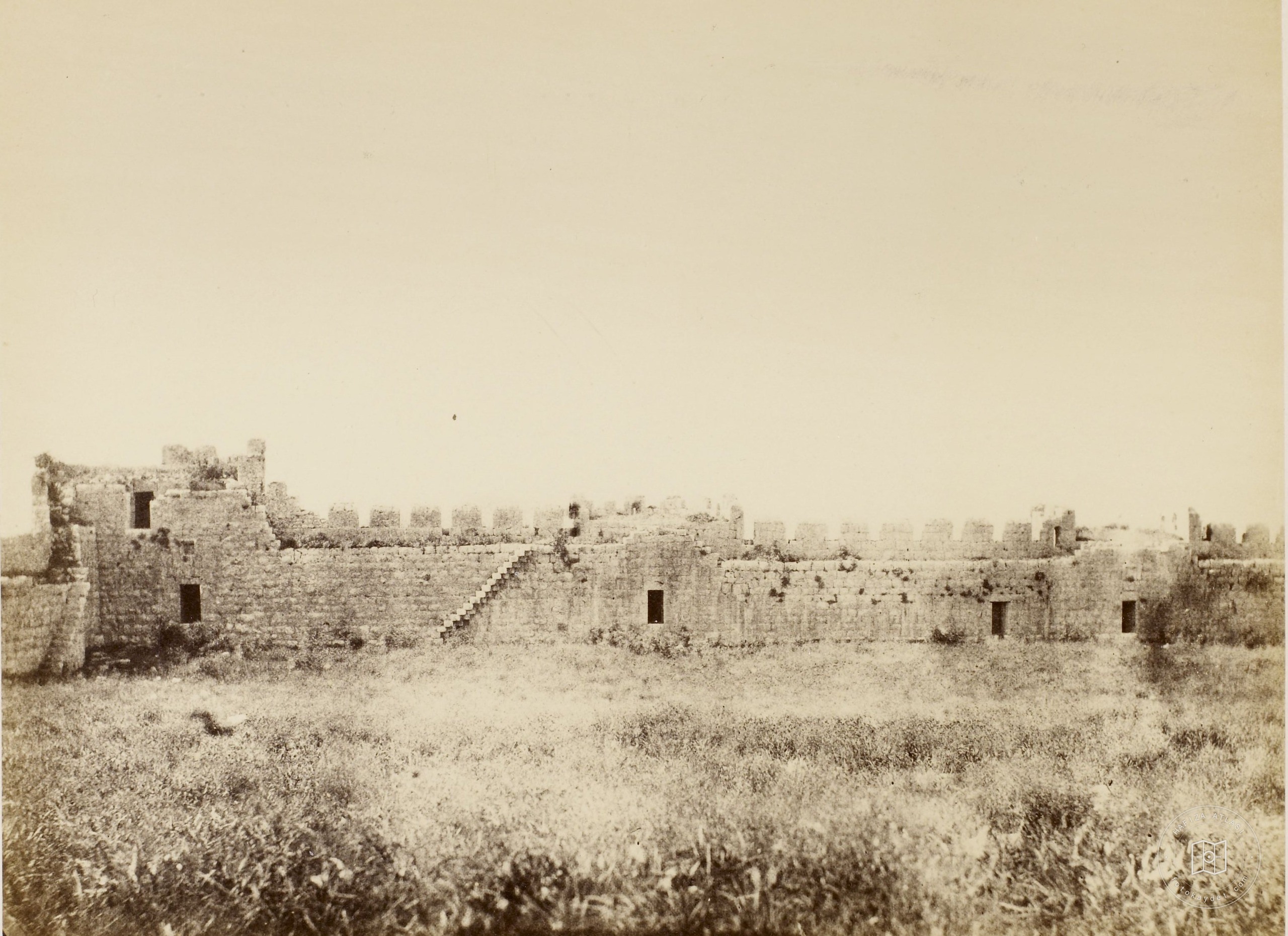 Anazarva Kalesi İç Görünümü / 1874 / Adana