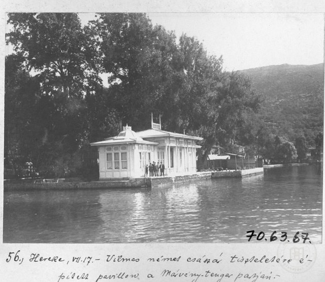 The Mansion planted in the Sea Coast of the German Emperor Onuru, Hereke / 1914