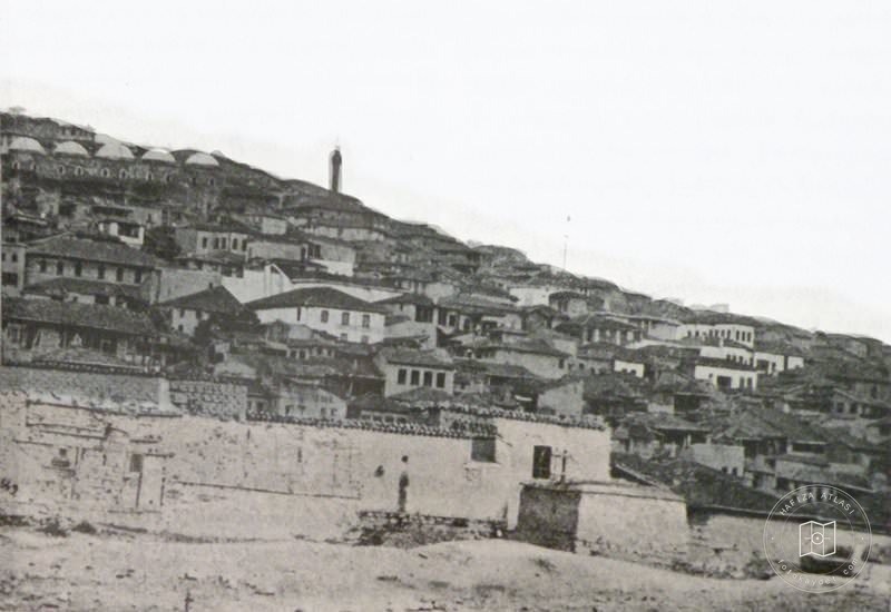 Ankara: a scene from the Armenian quarter (Source: H. M. Eprigian, Illustrated Indegenous Dictionary (in Armenian), Part 1, Venice, St Lazzaro, 1900)