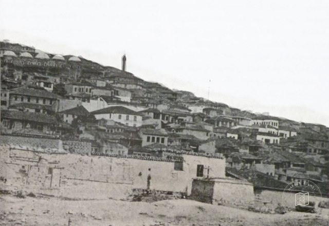 Ankara: a scene from the Armenian quarter (Source: H. Eprigian, Illustrated Indegenous Dictionary (in Armenian), Part 1, Venice, St Lazzaro, 1900)