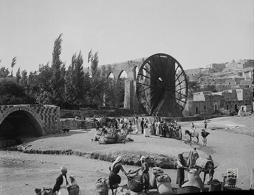 Water Mill in Hama, Suriye