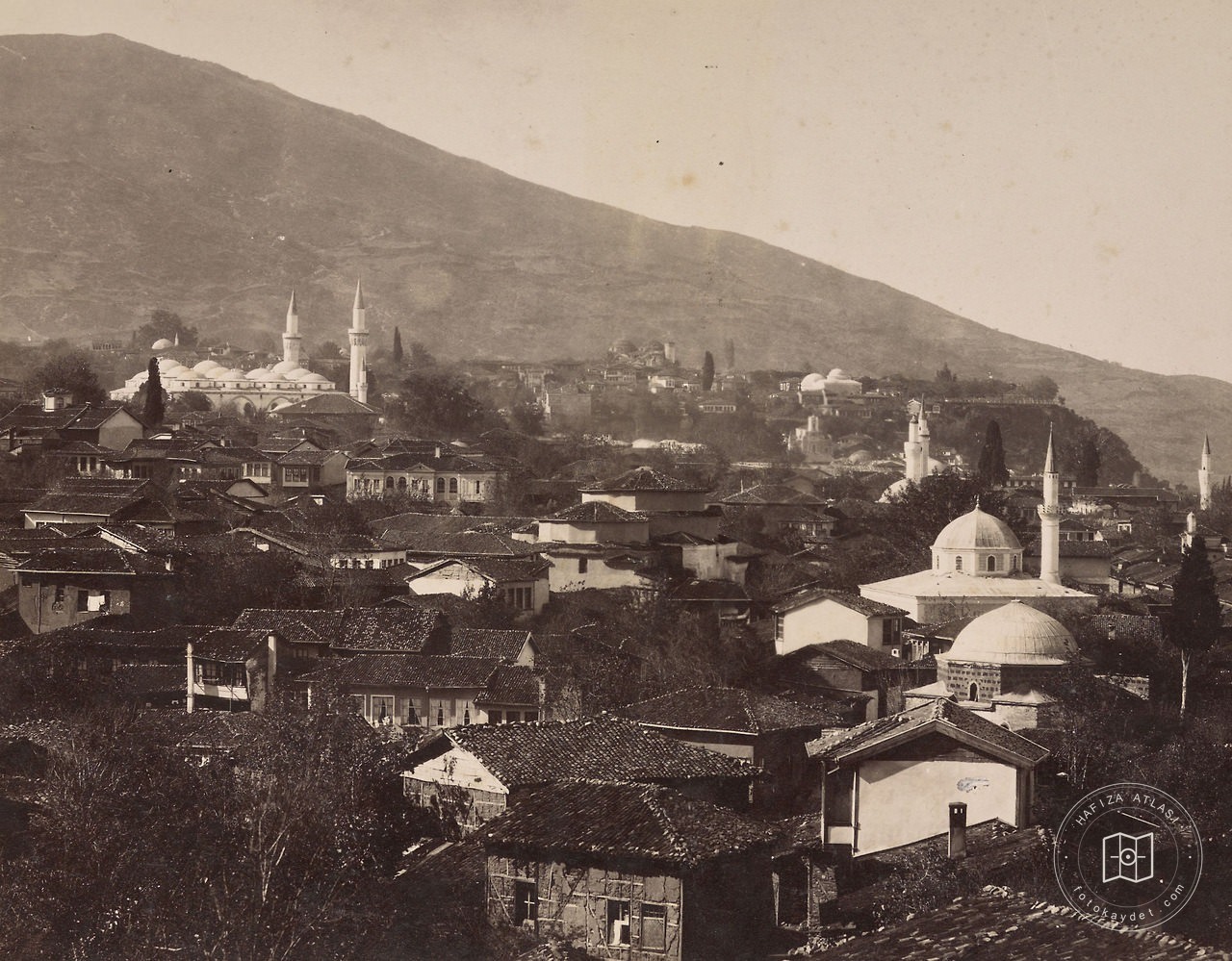 Bursa Genel Görünümü / Abdullah Fréres Fotoğrafı / 1870′ler