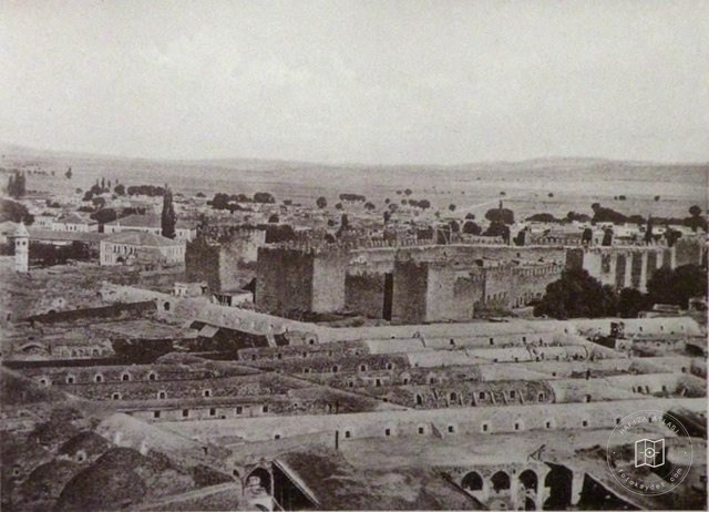 Kayseri: the castle and market (Source: Hugo Grothe, Geographische Charakterbilder, Leipzig, 1909)