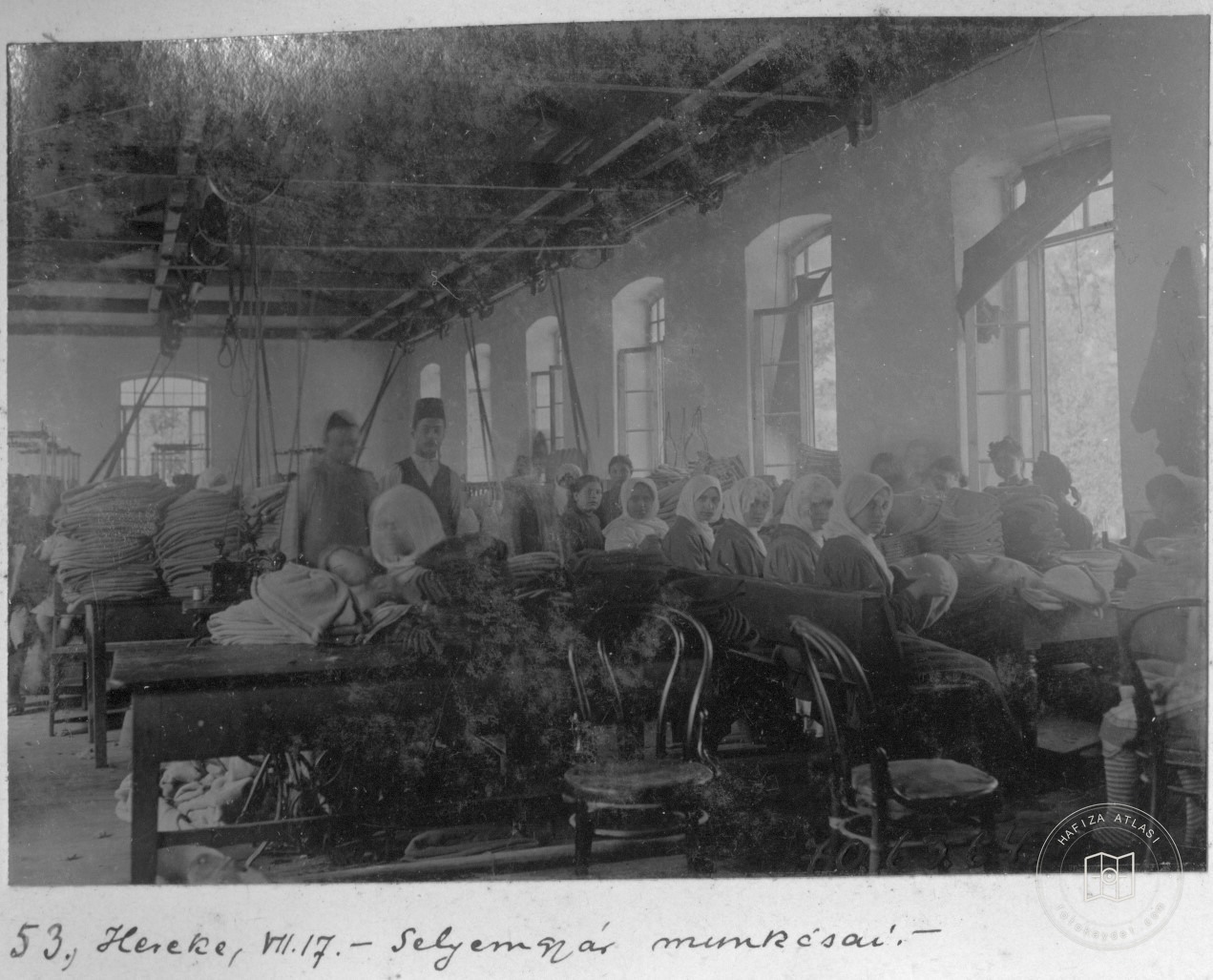 Hereke Carpet Women's Workers at Factory / 1914