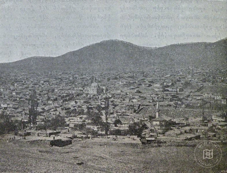 Yozgat: Panorama (Source: H. M. Eprigian, Illustrated Indegenous Dictionary (in Armenian), Part 1, Venice, St Lazzaro, 1900)