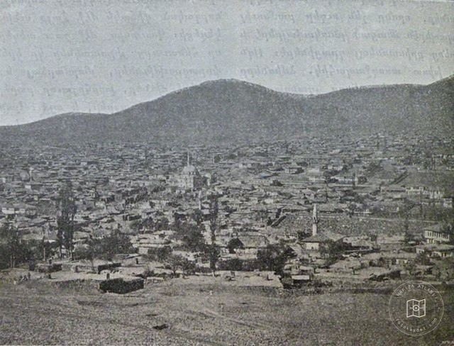 Yozgat: Panorama (Source: H. M. Eprigian, Illustrated Indegenous Dictionary (in Armenian), Part 1, Venice, St Lazzaro, 1900)