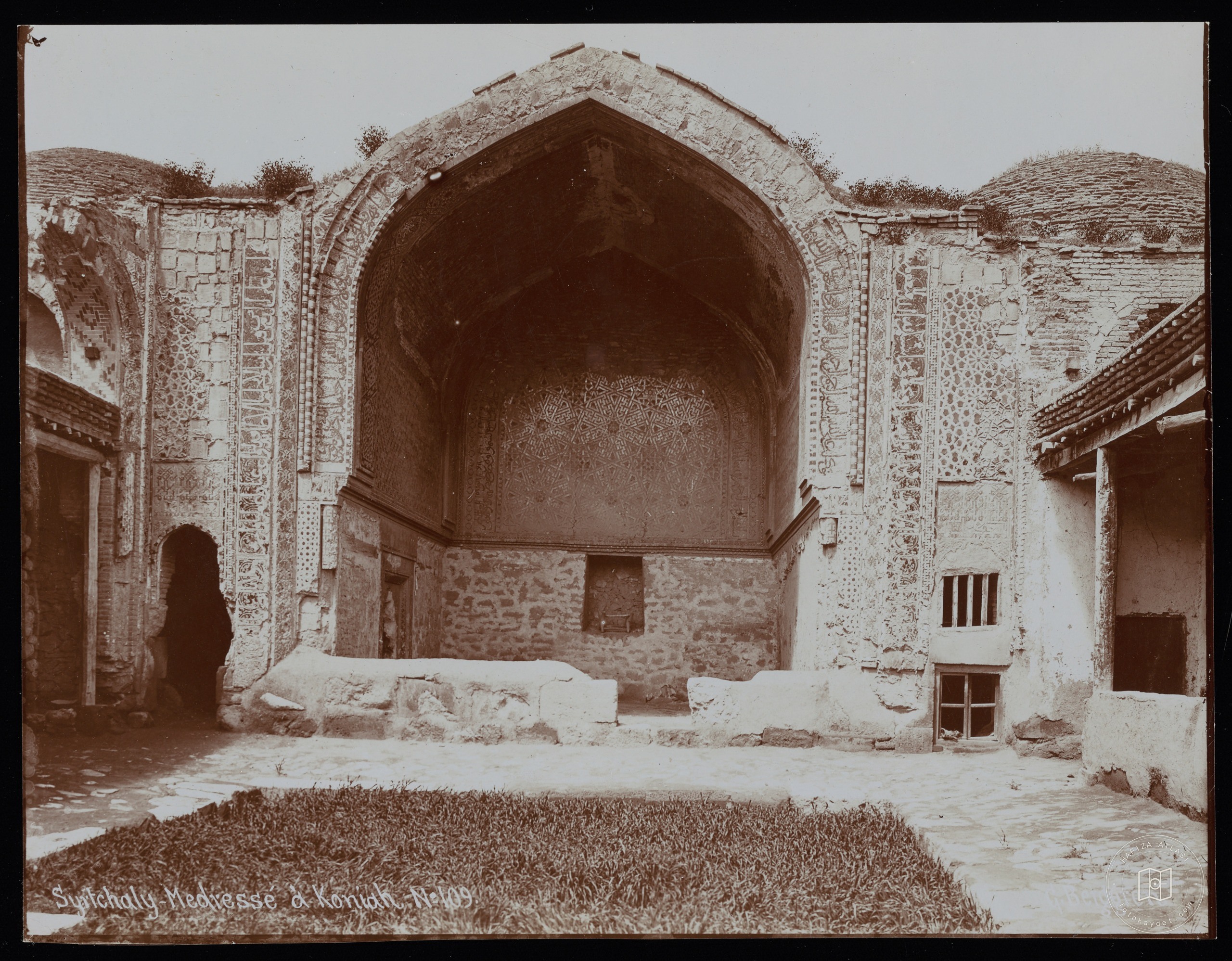 Konya Sırçalı Medrese / 1870'ler / G. Berggren Fotoğrafı