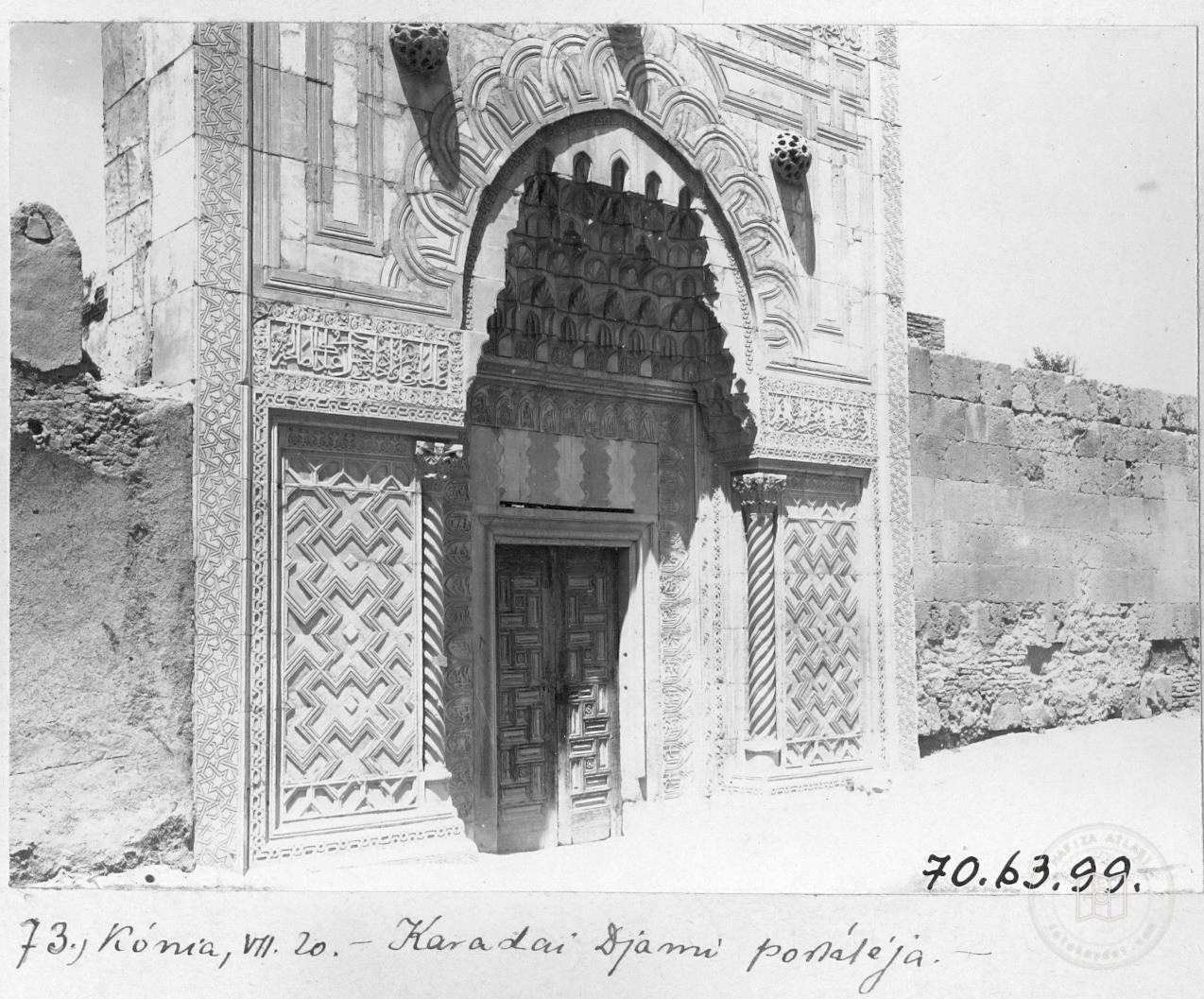 Karatay Medresesi Crown Gate , Konya / 1914