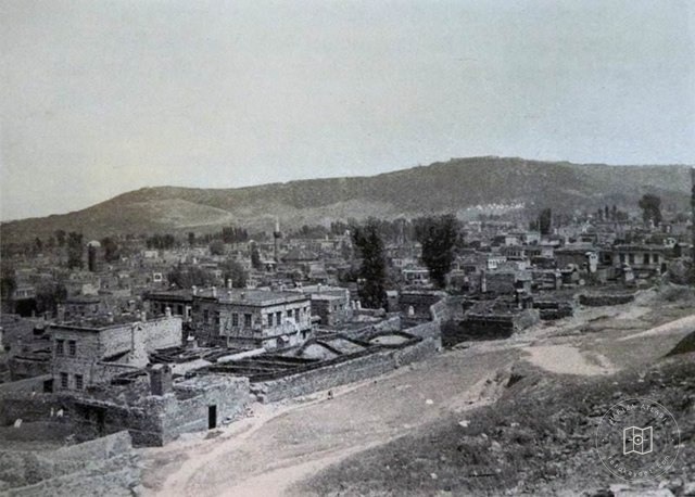 A view from Erzurum (Source: Eberhard-Joachim Graf von Westarp, Unter Halbmond und Sonne, approx. 1913, Berlin).